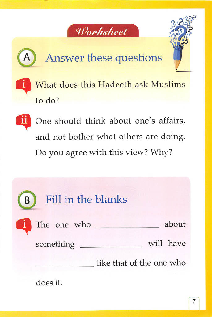 20 Hadith For Kids