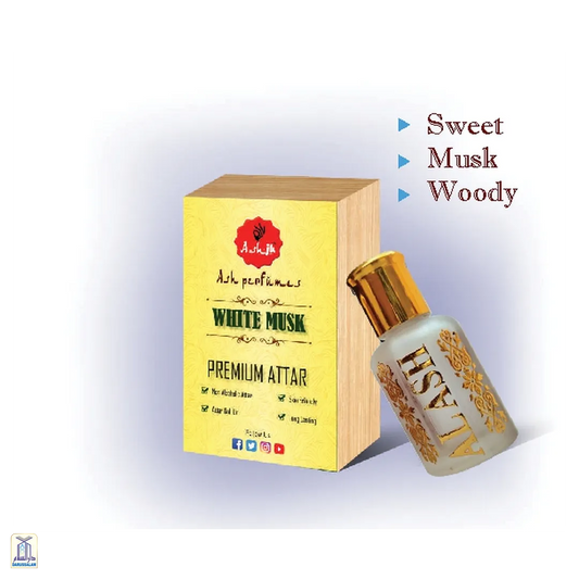 White Musk Premium Attar 12 Ml