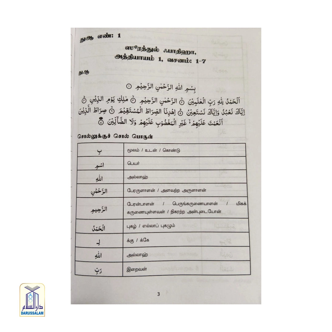 Al-Quranin Azhagiya Duakkal - Or Arputha Imaniya Payanam Part 1