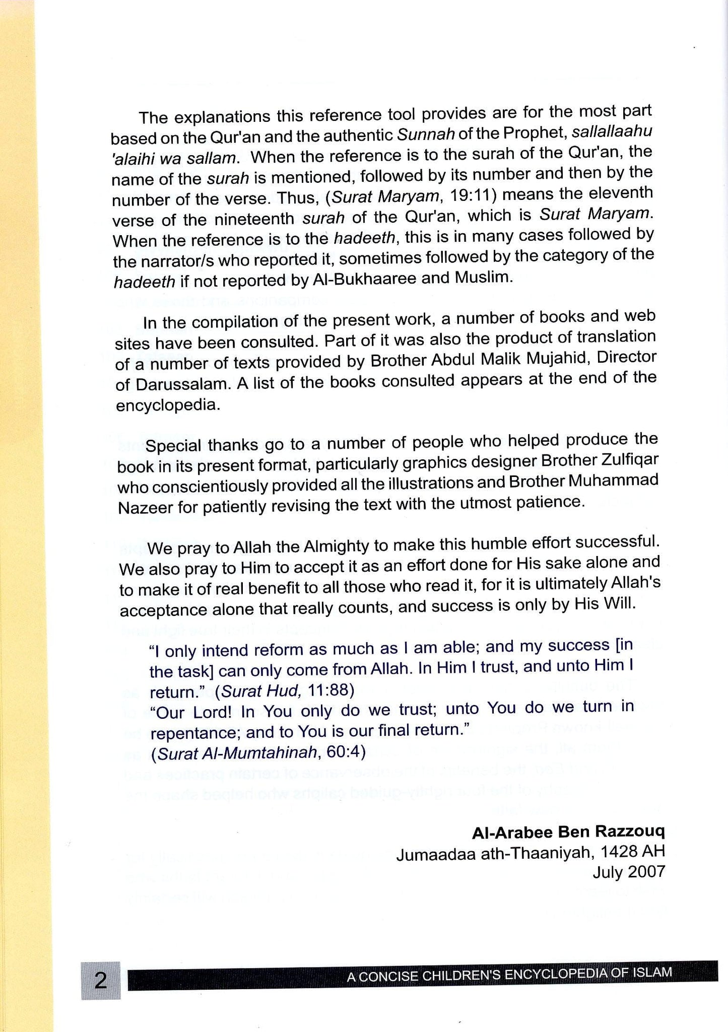 A Concise Children's Encyclopedia of Islam