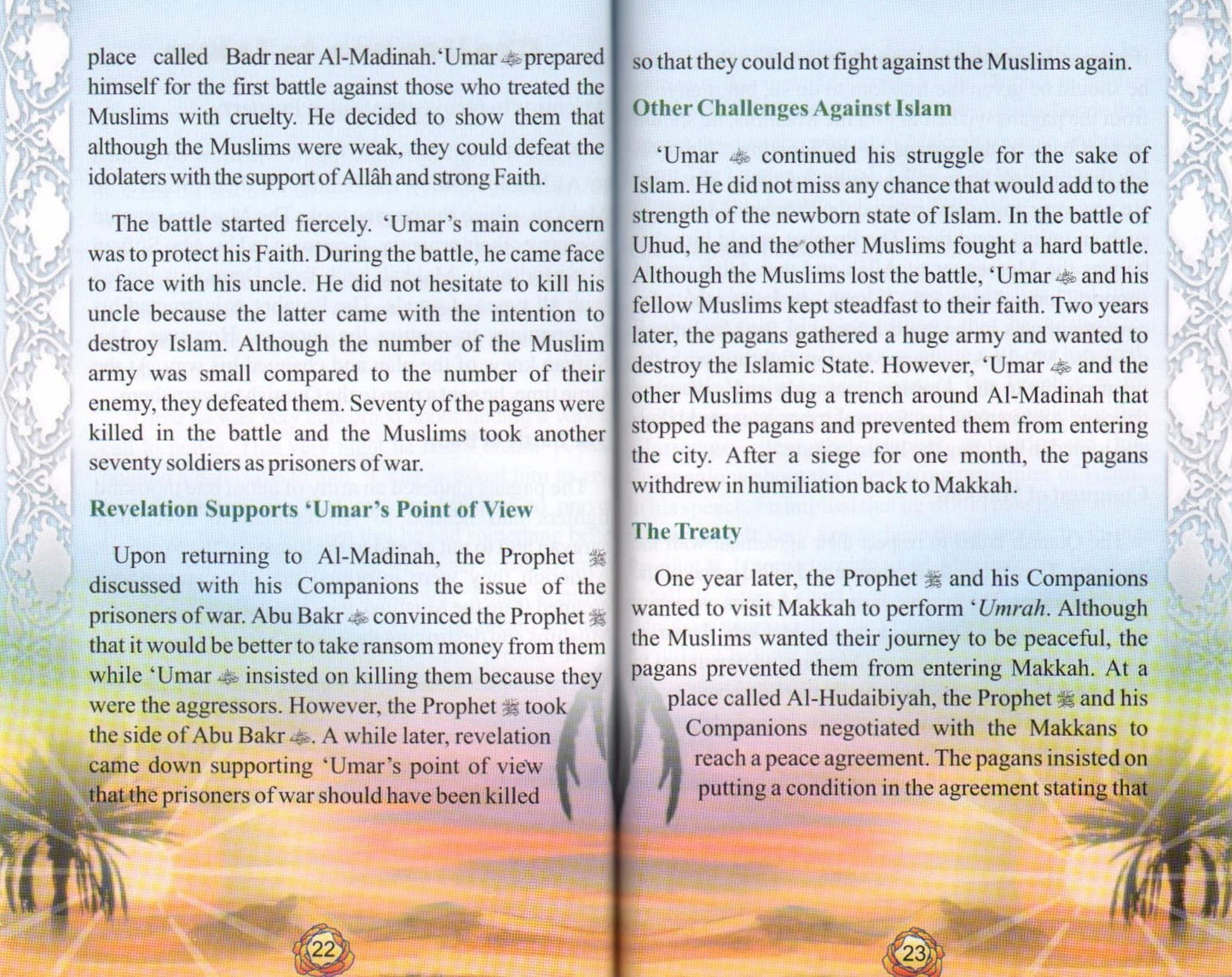 The Golden Series of The Prophet's Companions <Br> Umar Bin Al-Khattab  رَضِيَ ٱللَّٰهُ عَنْهُ - The Second Caliph Of Islam