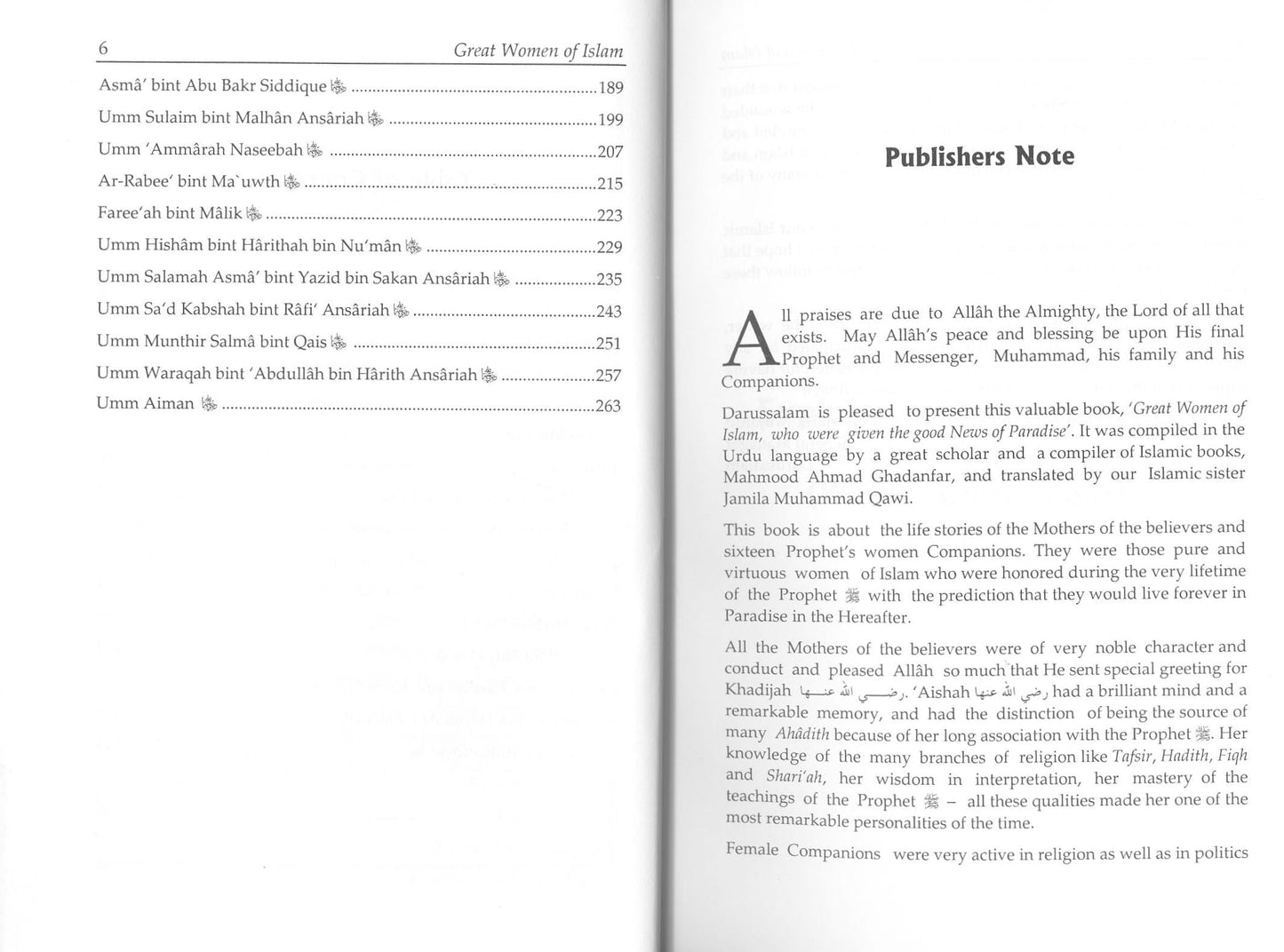 Great Women of Islam