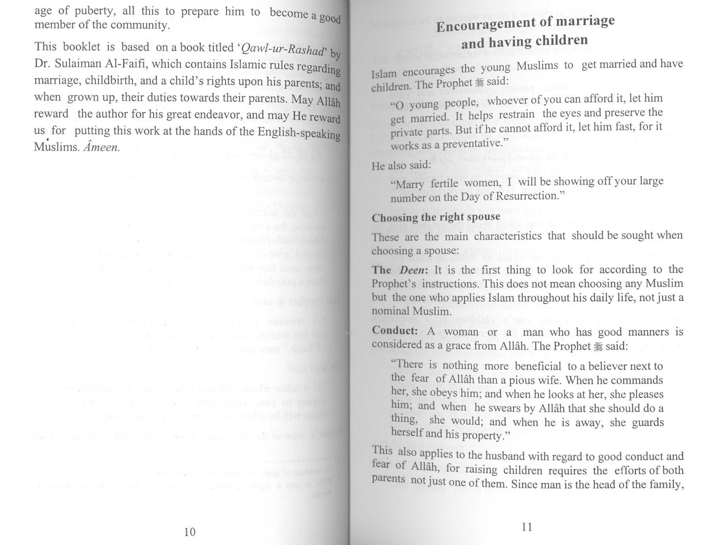 Guidelines for Raising Children