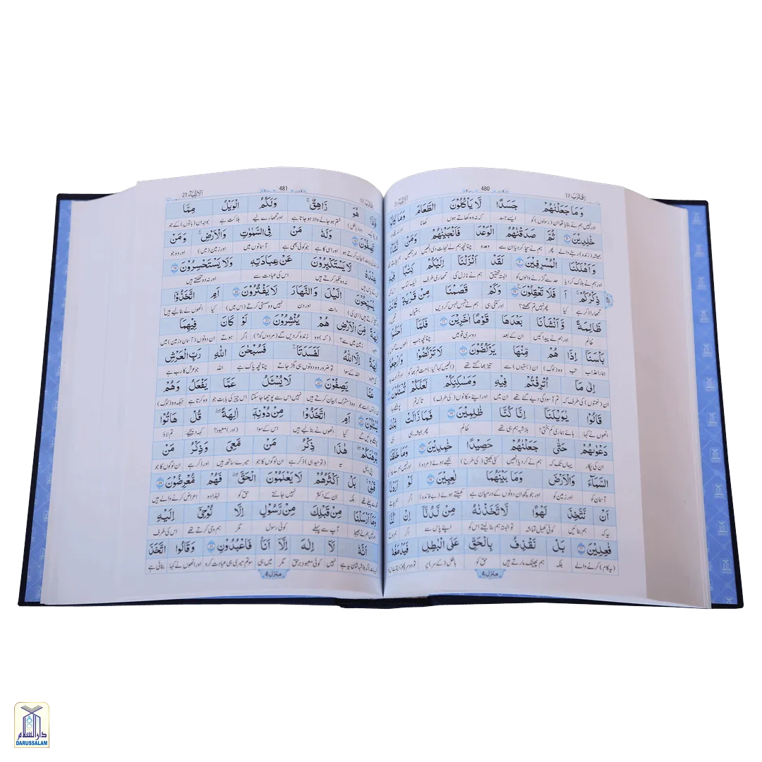 Maani Ul Quran Al-Kareem Lafz Ba Lafz -Noble Quran Word For Word