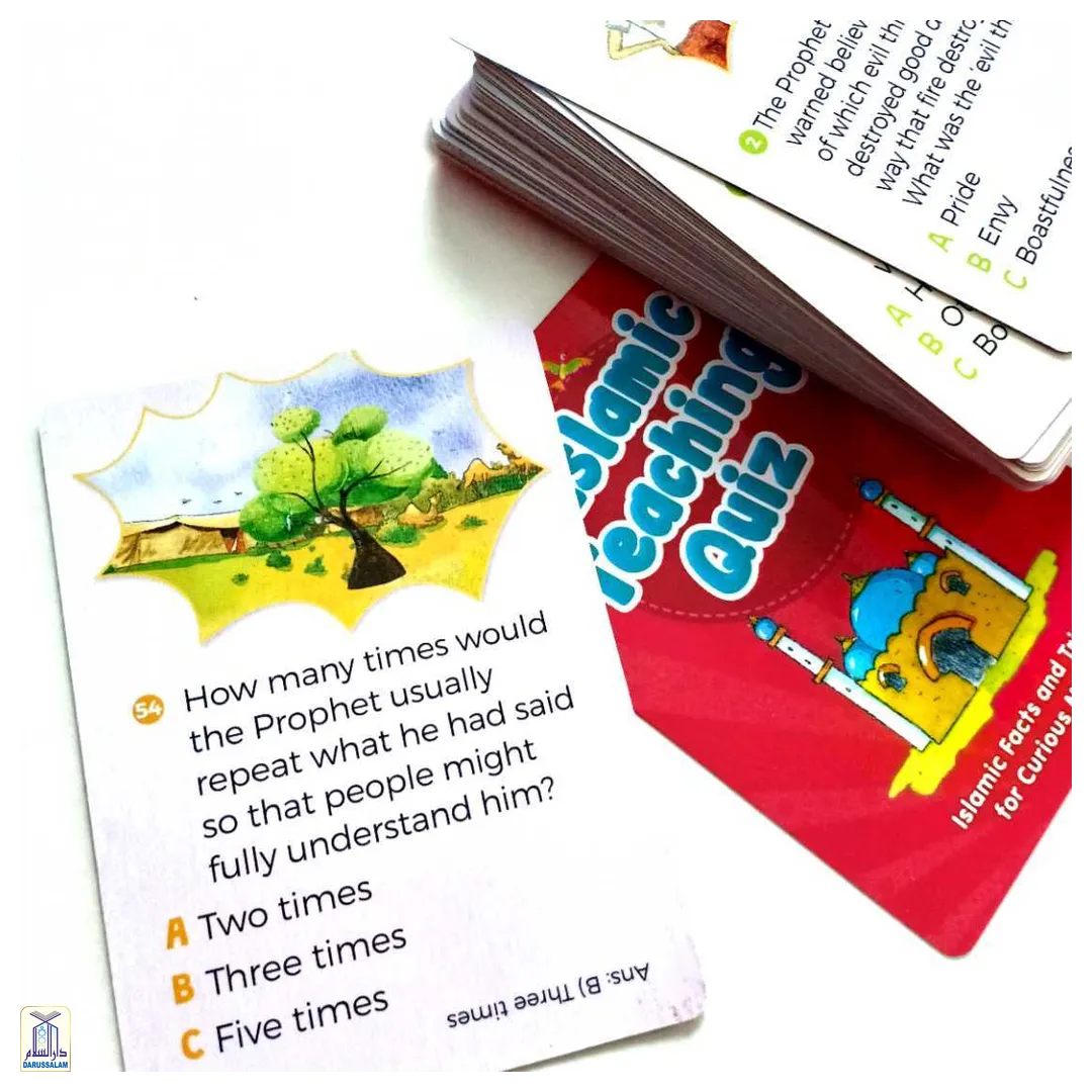 Islamic Teachings Quiz Cards