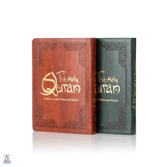 The Holy Quran Colour Coded Tajweed Rules 15 Lines 123Cc Flexi With Slip Case