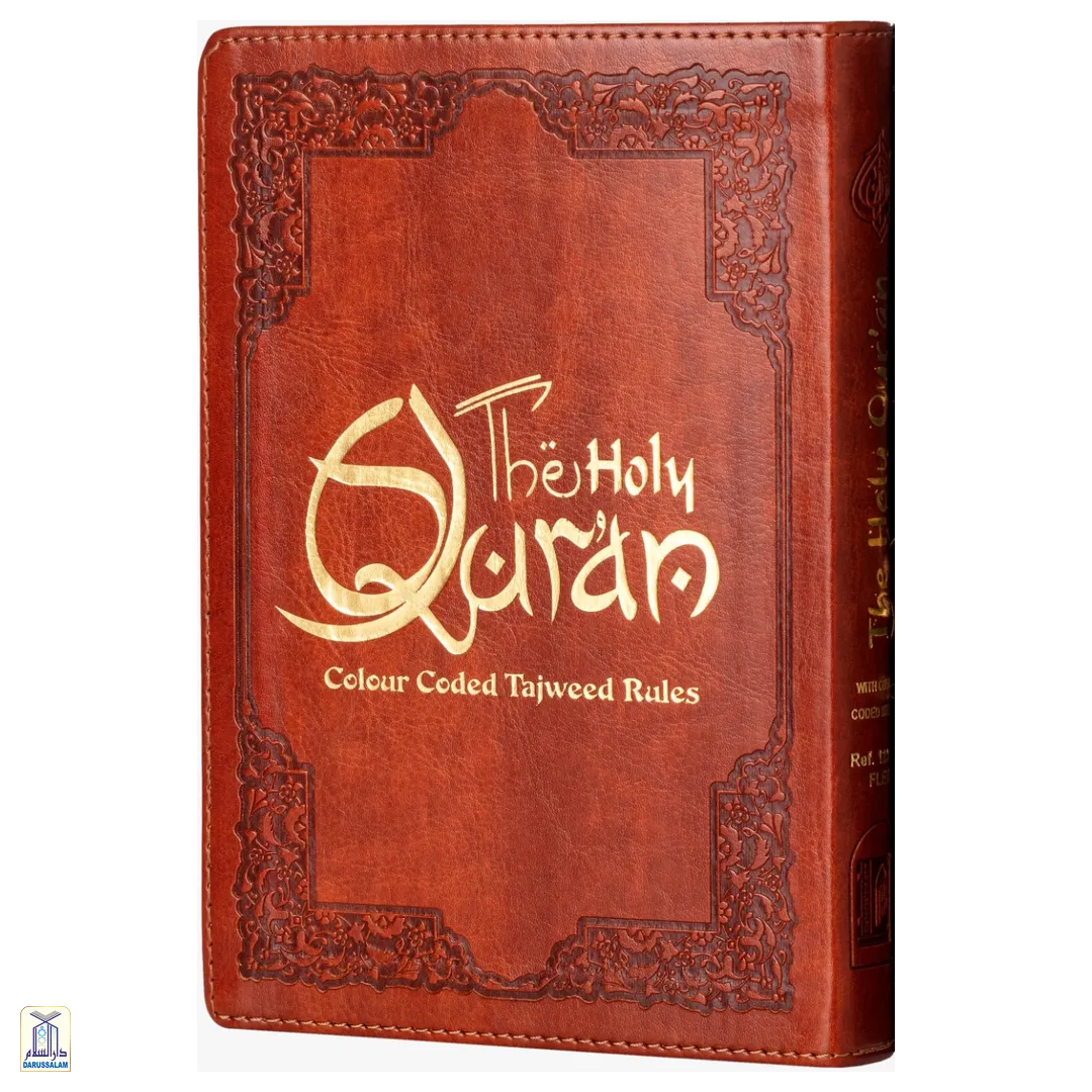 The Holy Quran Colour Coded Tajweed Rules 15 Lines 123Cc Flexi With Slip Case