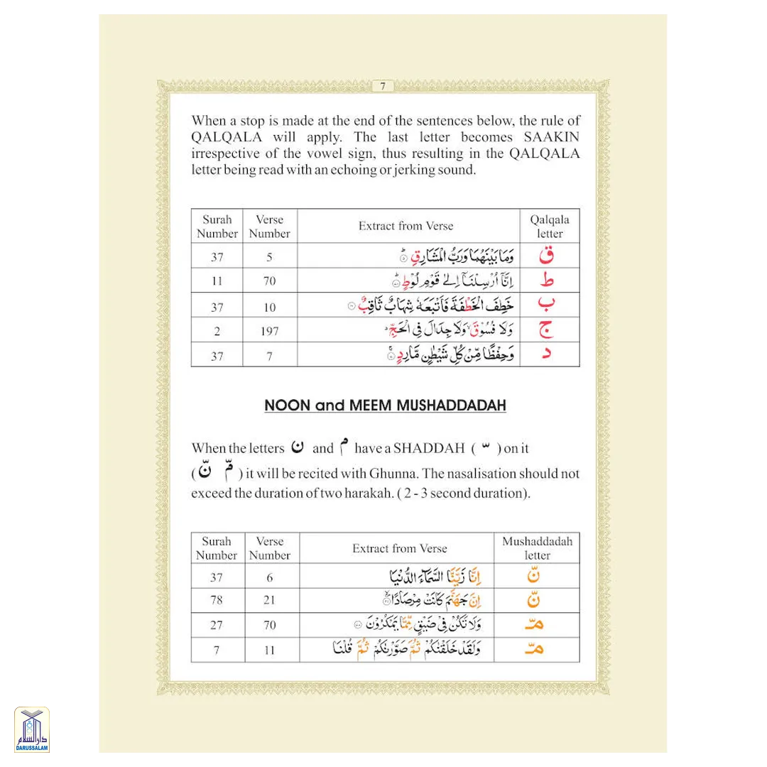 The Holy Quran Colour Coded Arabic Text And Transliteration With English Translation | Roman English (Hb)