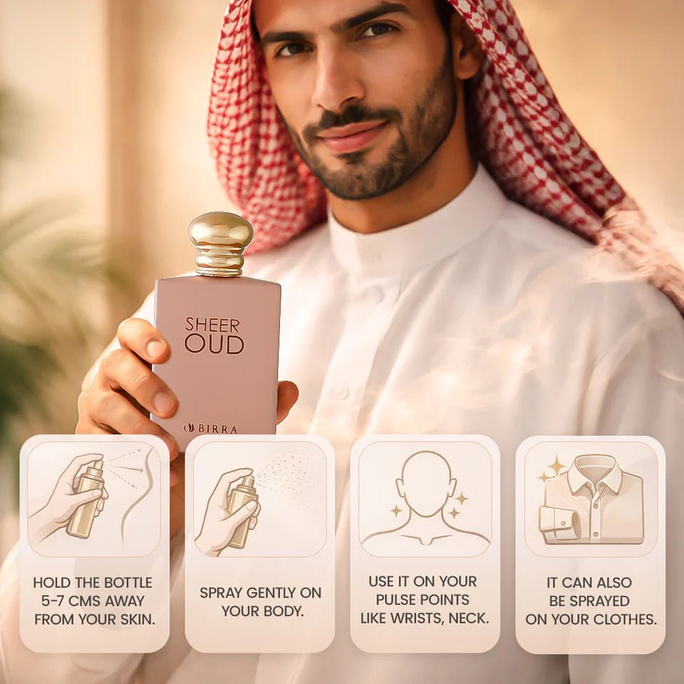 Sheer Oud EDP 50ml- Premium Perfume For Men